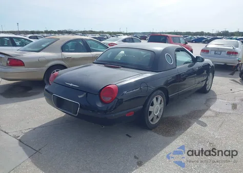 2004 Ford Thunderbird из США, поврежденный, VIN 1FAHP60A64Y105925